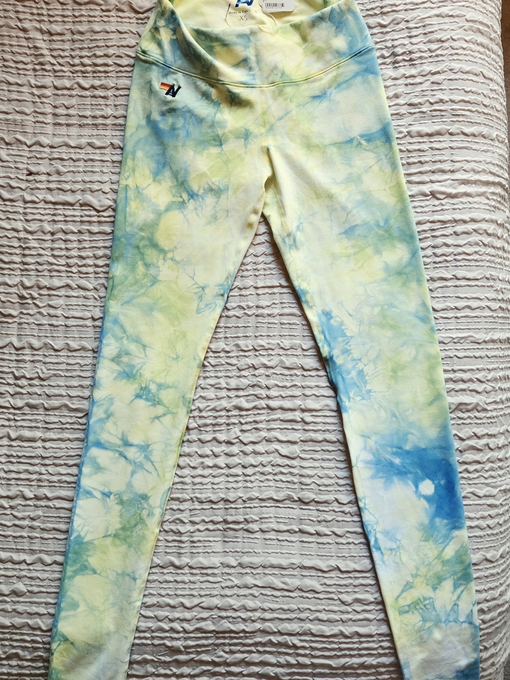 Aviator Nation Hi-Rise Full Length Tie Dye Leggings